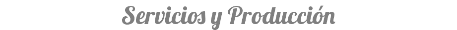 Servicios y Producción